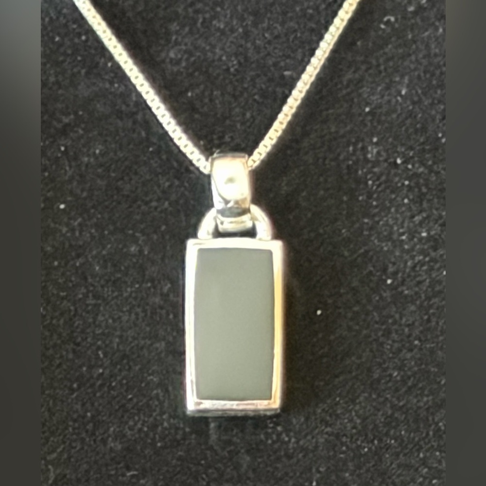 Onyx Su Thailand 925 earring necklace set $54 - Picture 8 of 12